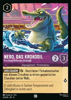 Nero, das Krokodil - Furchteinflößendes Krokodil