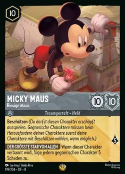 Micky Maus - Riesige Maus