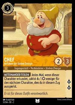 Chef - Anführer der Sieben Zwerge
