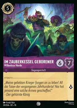 Im Zauberkessel Geborener - Willenlose Horde