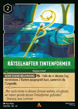 Rätselhafter Tintenformer