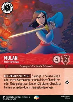 Mulan - Steht ihre Frau