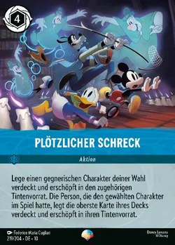 Plötzlicher Schreck