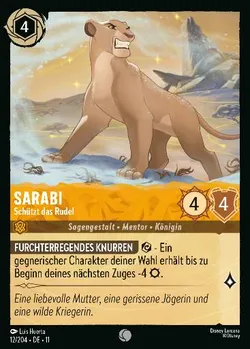 Sarabi - Schützt das Rudel