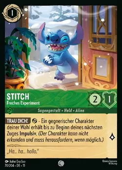 Stitch - Freches Experiment
