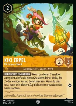 Kiki Erpel - Flitzbogen-Quack — Amber Charakter from Wilds Unknown