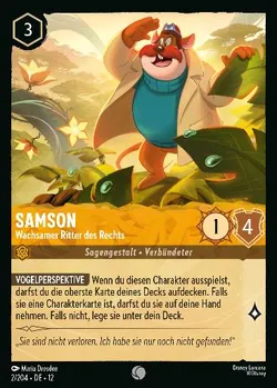 Samson - Wachsamer Ritter des Rechts — Amber Charakter from Wilds Unknown