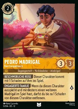 Pedro Madrigal - Familienpatriarch — Amber Charakter from Wilds Unknown