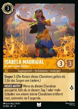 Isabela Madrigal - So eine schöne Stimme