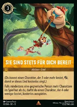 Sie sind stets für dich bereit
