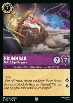 Brummbär - Dickköpfiger Bergmann
