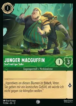 Junger MacGuffin - Sanftmütiger Sohn