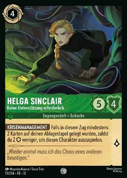 Helga Sinclair - Keine Unterstützung erforderlich