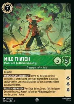 Milo Thatch - Macht sich die Hände schmutzig