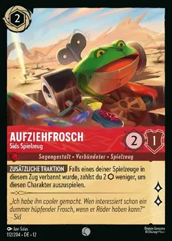 Aufziehfrosch - Sids Spielzeug