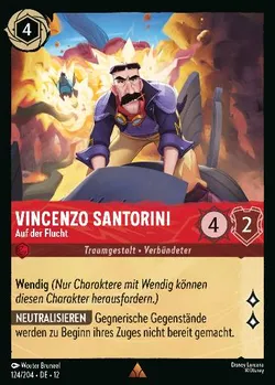 Vincenzo Santorini - Auf der Flucht