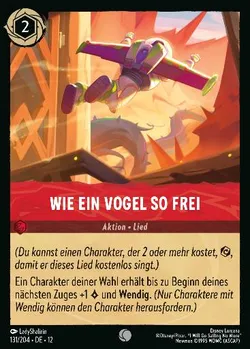 Wie ein Vogel so frei