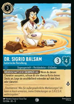 Dr. Sigrid Balsam - Leiterin der Forschung