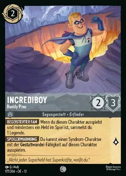 Incrediboy - Buddy Pine — Gewöhnlich Charakter (12 #177)