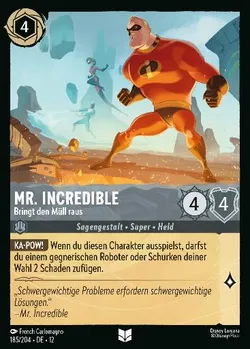 Mr. Incredible - Bringt den Müll raus