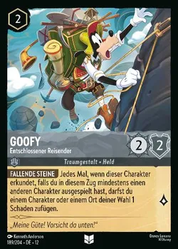 Goofy - Entschlossener Reisender