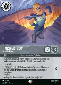 Incrediboy - Buddy Pine — Mythisch Charakter (12 #221)