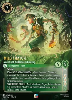 Milo Thatch - Macht sich die Hände schmutzig