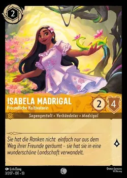Isabela Madrigal - Freundliche Kultivatorin