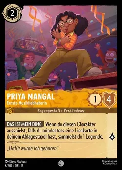 Priya Mangal - Ernste Musikliebhaberin