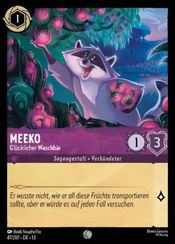 Meeko - Glücklicher Waschbär