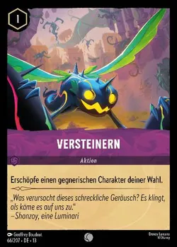 Versteinern