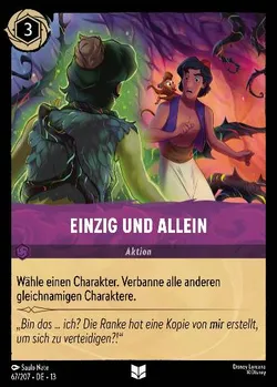 Einzig und allein