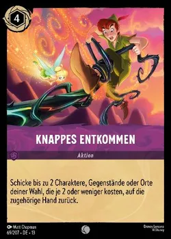Knappes Entkommen