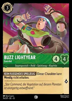 Buzz Lightyear - Geerdet