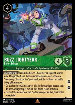 Buzz Lightyear - Bietet Schutz