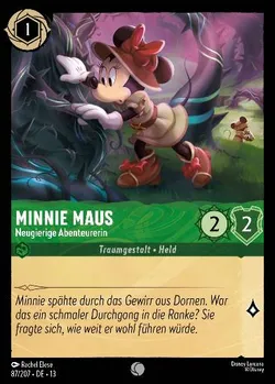 Minnie Maus - Neugierige Abenteurerin