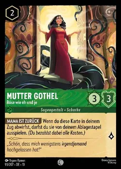 Mutter Gothel - Böse wie eh und je