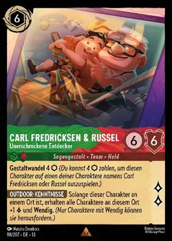 Carl Fredricksen & Russel - Unerschrockene Entdecker