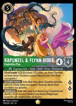 Rapunzel & Flynn Rider - Ungleiches Paar