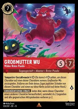 Großmutter Wu - Wilder Roter Panda