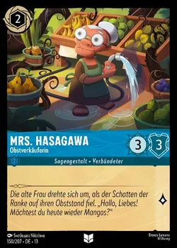 Mrs. Hasagawa - Obstverkäuferin