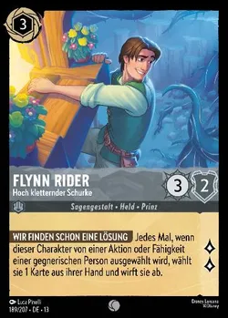Flynn Rider - Hoch kletternder Schurke