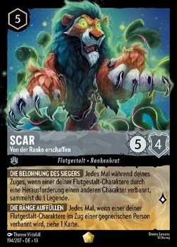 Scar - Von der Ranke erschaffen