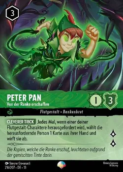 Peter Pan - Von der Ranke erschaffen