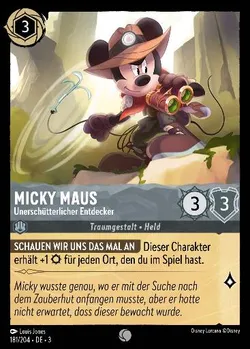 Micky Maus - Unerschütterlicher Entdecker
