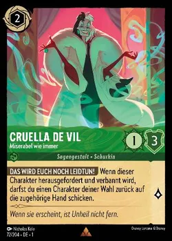 Cruella De Vil - Miserabel wie immer