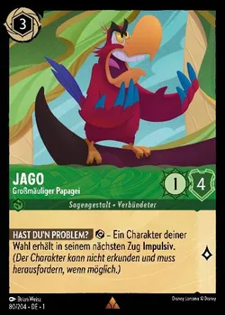Jago - Großmäuliger Papagei