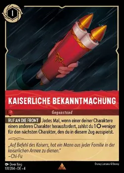 Kaiserliche Bekanntmachung