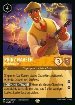 Prinz Naveen - Ukulelespieler
