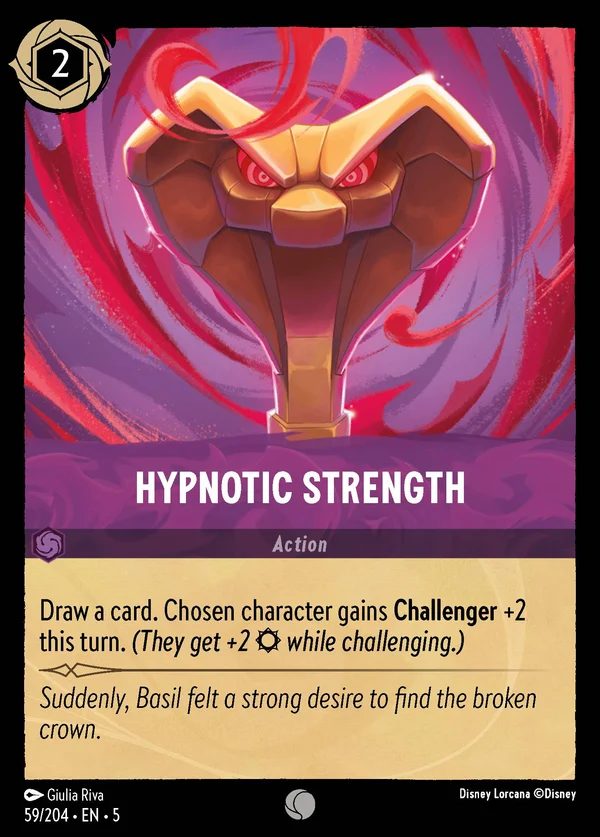 Forza Ipnotica — Disney Lorcana Azione card from Shimmering Skies